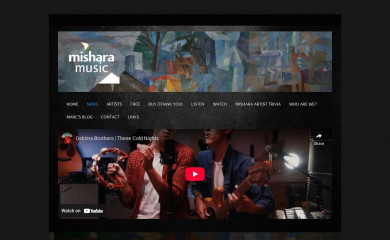 misharamusic.com screenshot