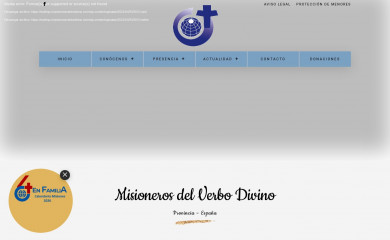 misionerosverbodivino.com screenshot