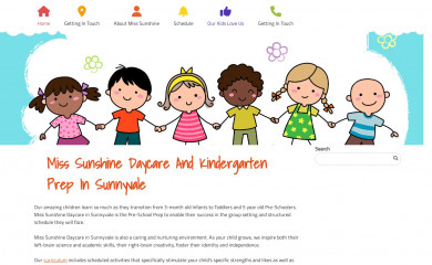 missunshinedaycare.com screenshot