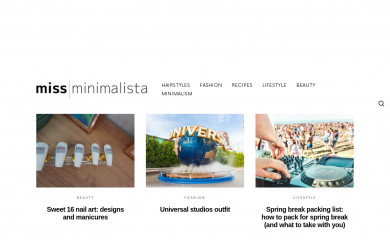 missminimalista.com screenshot