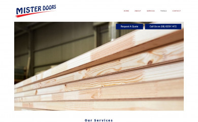 misterdoors.com.au screenshot