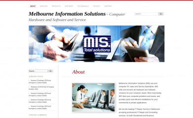 mists.com.au screenshot