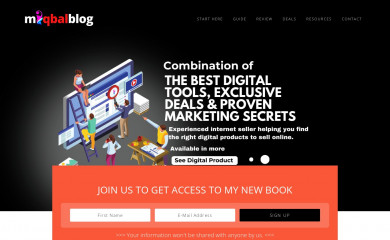 miqbalblog.com screenshot