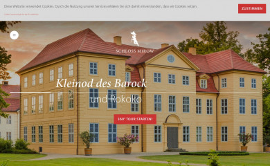 mirow-schloss.de screenshot