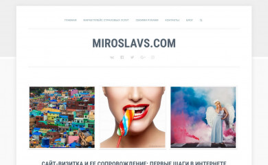 miroslavs.com screenshot