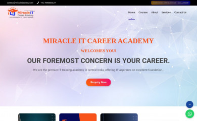 miracleitindia.com screenshot