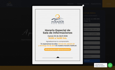miradorplayabrava.cl screenshot