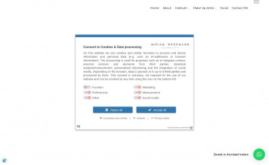 miriam-wedemann.de screenshot