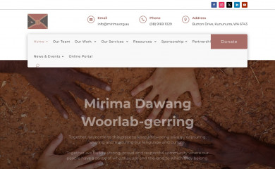 mirima.org.au screenshot