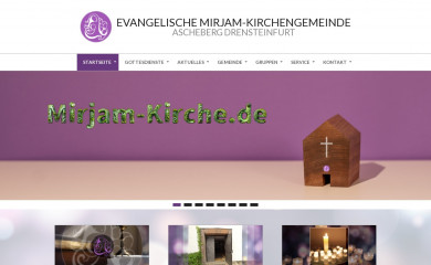 mirjam-kirche.de screenshot