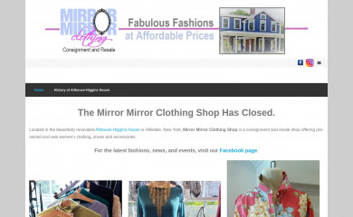 mirrormirrorclothingshop.com screenshot