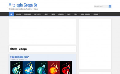 mitologiagrega.net.br screenshot