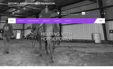 mitchellareacharitablefoundation.com screenshot