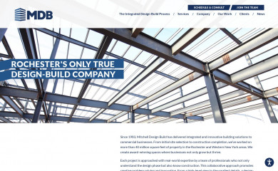 mitchelldesignbuild.com screenshot