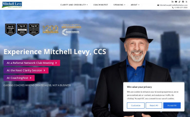 mitchelllevy.com screenshot