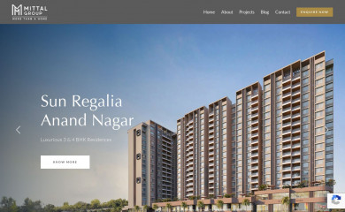 mittalbuilders.com screenshot