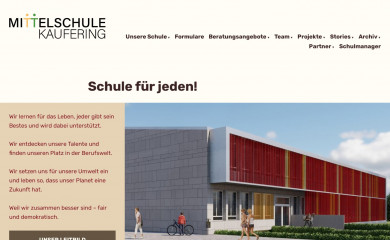 mittelschule-kaufering.de screenshot