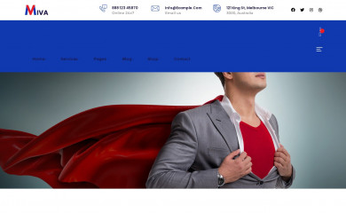 https://miva.radiantthemes.com/ screenshot