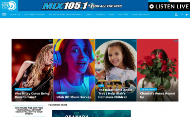mix1051utah.com screenshot