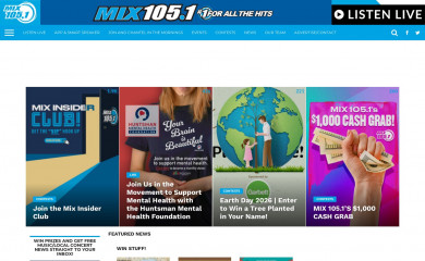 mix1051utah.com screenshot