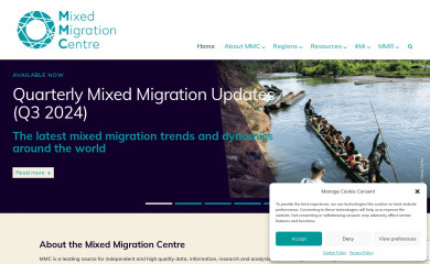 mixedmigration.org screenshot
