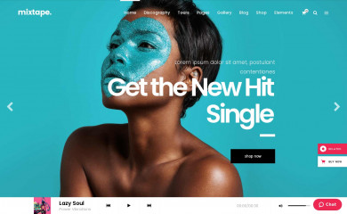 https://mixtape.qodeinteractive.com screenshot