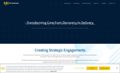 mjhlifesciences.com screenshot