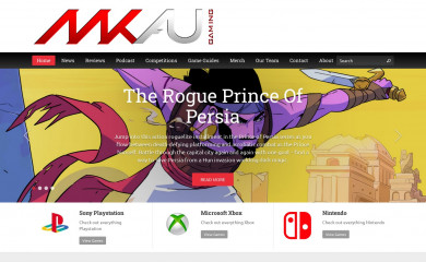 mkaugaming.com screenshot