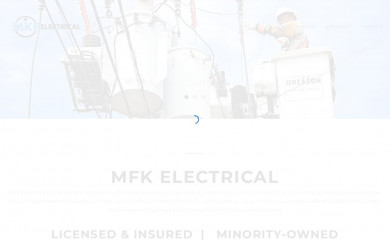 mkfelectrical.com screenshot