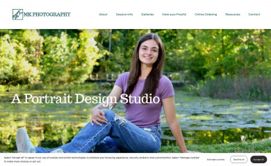mkphotostudio.com screenshot