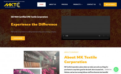 mktextilecorp.com screenshot