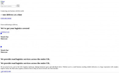 mmclogistics.co.uk screenshot
