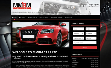 mmrmcars.co.uk screenshot