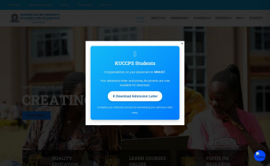 mmust.ac.ke screenshot