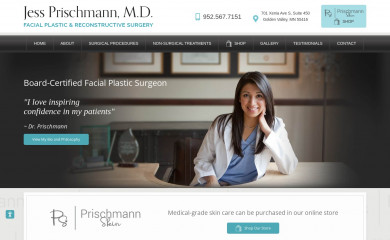 mnfacialplastics.com screenshot