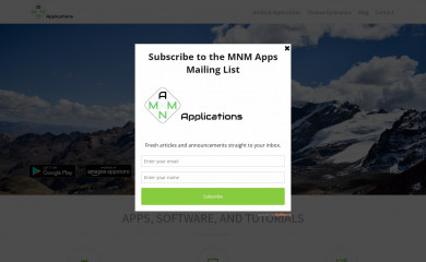 mnmapplications.com screenshot