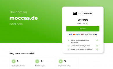 moccas.de screenshot