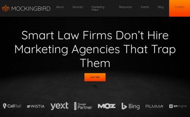 http://mockingbird.marketing/ screenshot