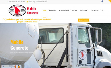 mobile-concrete.com screenshot