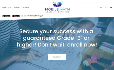 mobilemathlab.com screenshot