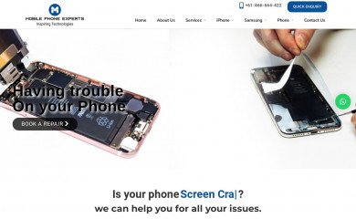 mobilephoneexperts.com.au screenshot