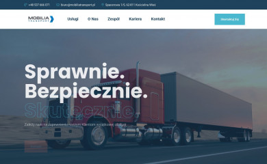 mobiliatransport.pl screenshot