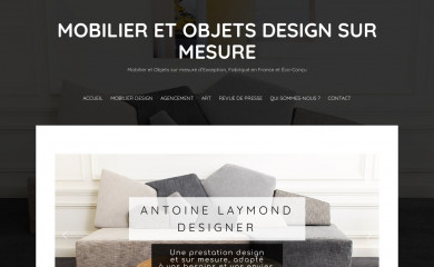 mobilierdesignsurmesure.com screenshot