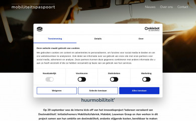 mobiliteitspaspoort.nl screenshot