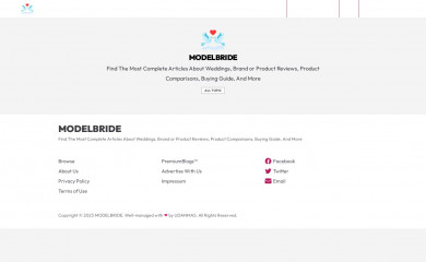 modelbride.com screenshot