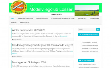 modelvliegclublosser.nl screenshot