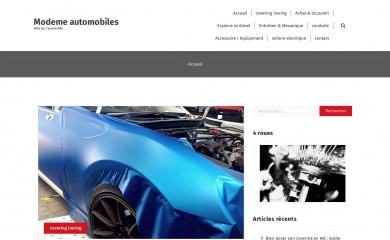 modeme-automobiles.com screenshot