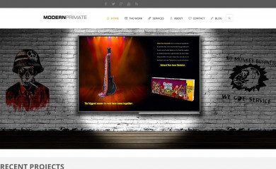 modern-primate.com screenshot