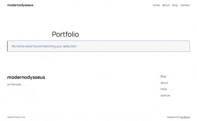 modernodysseus.com screenshot