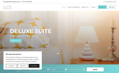 modernhotelaruba.com screenshot